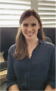 Portrait photo of Dr Kirsty Tamis.