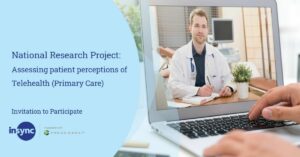 Promotional image for national GP telehealth patient experience study