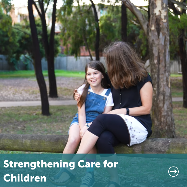 strengthening care for children tile