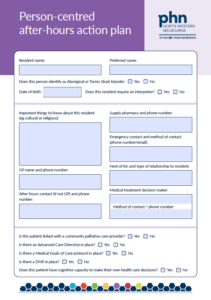 RACH after hours Action Plan