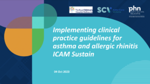 ICAM community of practice - session 1: Implementing clinical practice guidelines (4 October 2023)