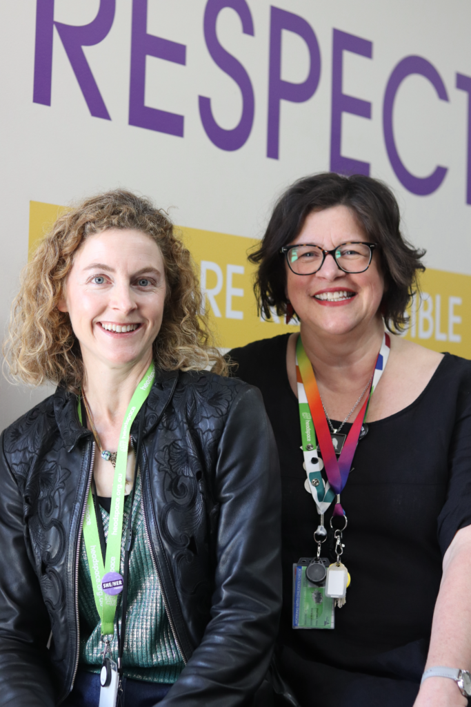 Dr Sophie Nottle (left) and nurse Alison Duffin.