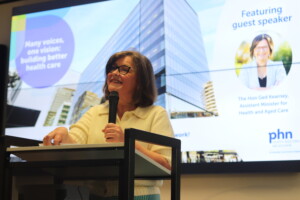 Assistant Minister for Health and Aged Care, the Hon Ged Kearney, MP.