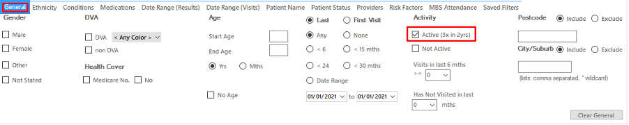 Screenshot of Pen CAT software.