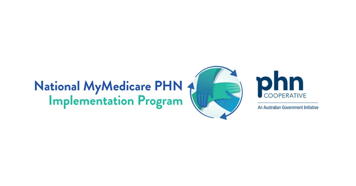 Logo for the National MyMedicare PHN Implementation Program